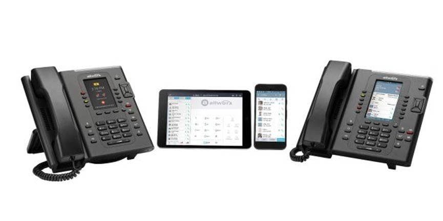 Allworx unveiled Verge, a new line of IP phones geared towards SMBs. allworx phones and mobile applications