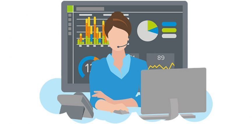 Jive Contact Center features a wide range of contact center features and real-time reports to improve contact center operations and boost the customer experience. jive contact center with real-time analytics