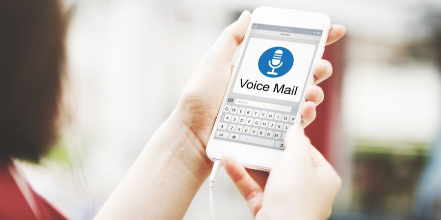 TCN has beefed up its Platform 3.0 contact center solution with its new direct-to-voicemail feature. voicemail display on smartphone in user's hands