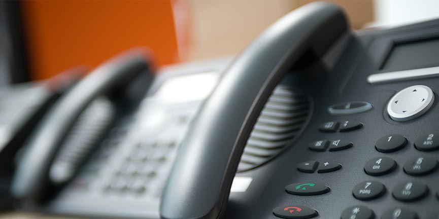 Flowroute's voice and video products are dedicated to helping businesses expand their cloud communications reach. set of black voice over internet protocol phones