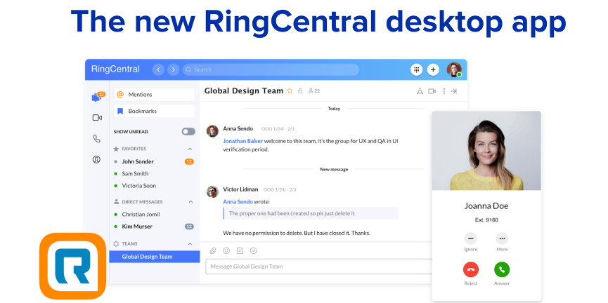 RingCentral Introduces Newly Improved Desktop App for Better Team  Communication | VoipReview