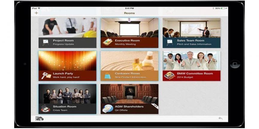 CafeX acquires Vayyoo, a Canada-based provider of mobile-first virtual meeting room technology. cafex collaboration platform on tablet