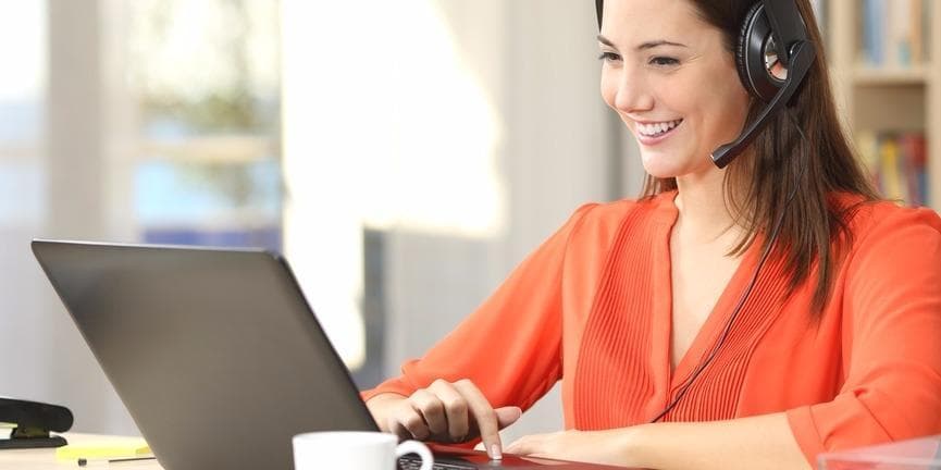 VoIP phone systems empower work-from-home employees in so many ways. remote employee on a conference call