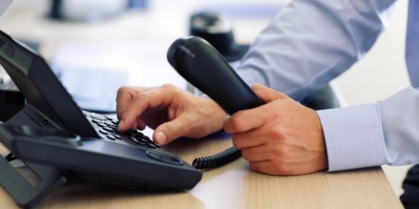 Use a business VoIP phone system for a practical solution to standard business telecommunication issues. business VoIP phone call
