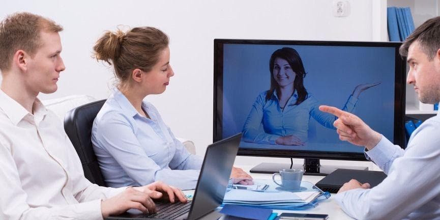 Business users need to keep in mind some tips for a productive video conference. video conference