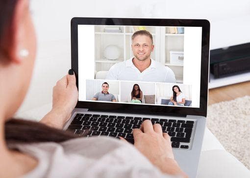 communicating via video