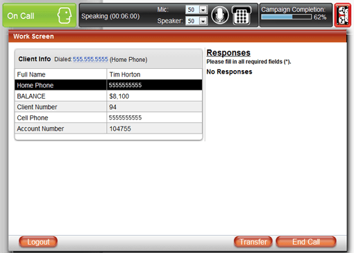 tcn platform 3.0 cloud contact center user dashboard