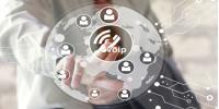 business voip and unified communications concept