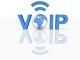 voip symbol including planet earth and radio waves