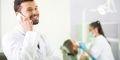 dental practitioner on the phone