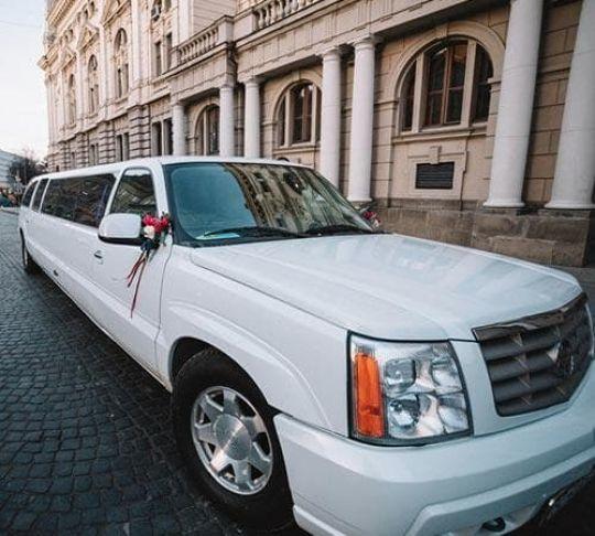 stretch limo parked
