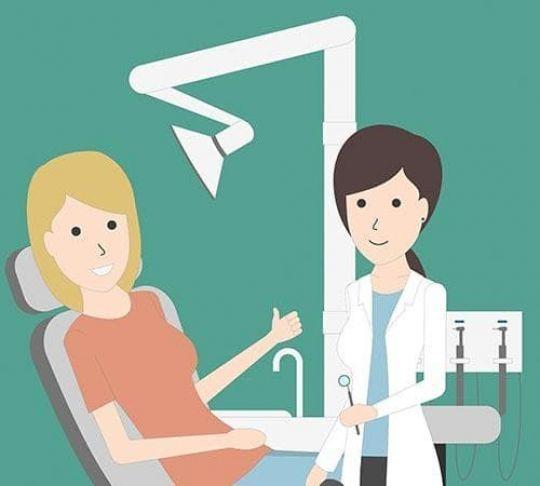 dentist and patient interaction