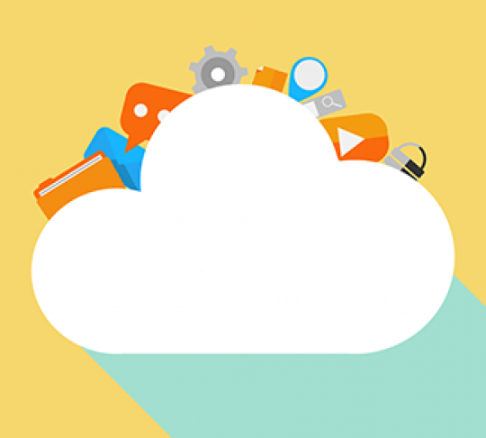 cloud storage with folders and file sharing