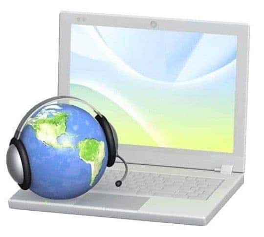 using a headset to call via a computer
