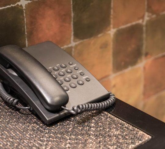 ip phone hotel lobby