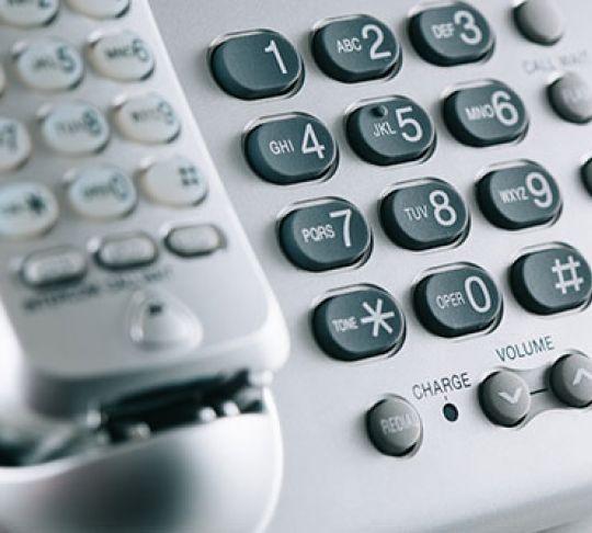 A residential VoIP service provides high quality audio and included features for a low monthly price. residential home phone keypad
