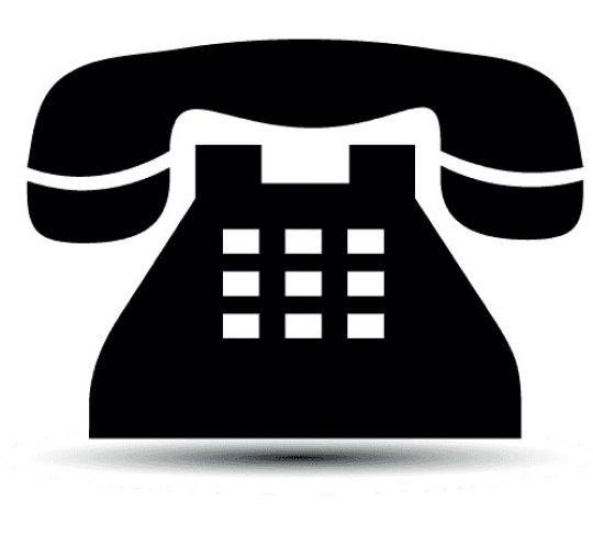 traditional residential phone flat icon